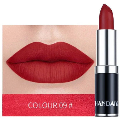 1PC Colour Matte Lipstick Waterproof Long Lasting No Fade Away - Shello's Creative Boutique