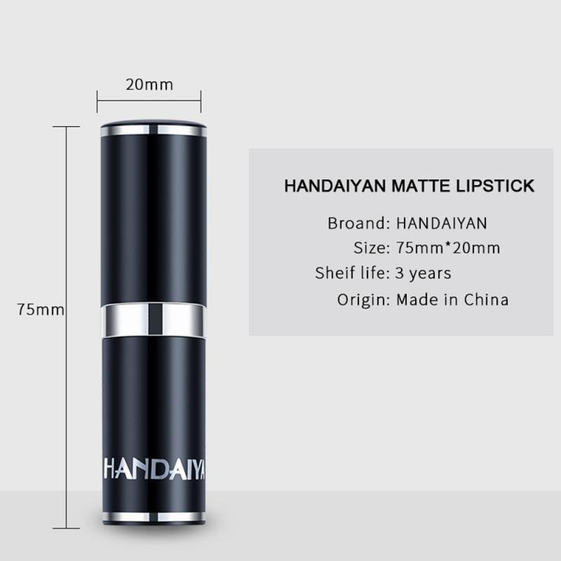 1PC Colour Matte Lipstick Waterproof Long Lasting No Fade Away - Shello's Creative Boutique