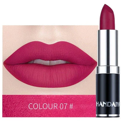 1PC Colour Matte Lipstick Waterproof Long Lasting No Fade Away - Shello's Creative Boutique