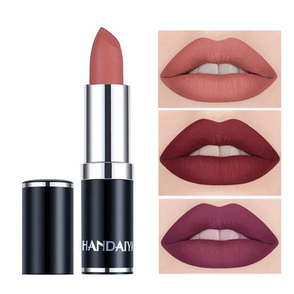1PC Colour Matte Lipstick Waterproof Long Lasting No Fade Away - Shello's Creative Boutique