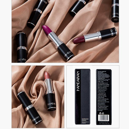 1PC Colour Matte Lipstick Waterproof Long Lasting No Fade Away - Shello's Creative Boutique