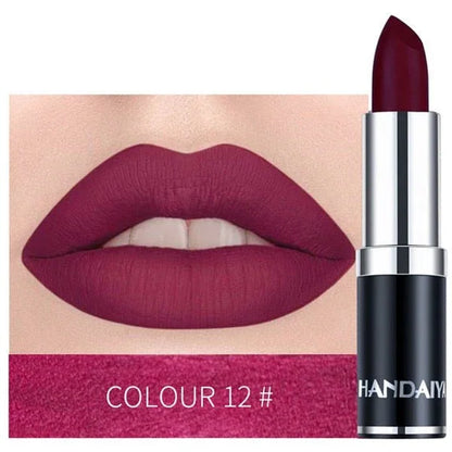 1PC Colour Matte Lipstick Waterproof Long Lasting No Fade Away - Shello's Creative Boutique