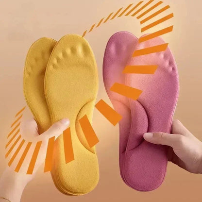 2-10pcs Self Heating Insoles Thermostatic Thermal Insole Massage Memory Foam Arch Support Shoe Pad Heated Pads Winter Men Women eprolo