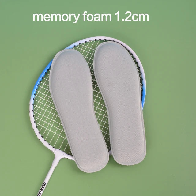 2 Pair Slow Rebound Memory Foam Insole Shoes Pad Sweat Breathable  Cushion Super Soft Insole Sweat Absorption Running Cushion eprolo