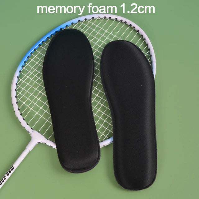 2 Pair Slow Rebound Memory Foam Insole Shoes Pad Sweat Breathable  Cushion Super Soft Insole Sweat Absorption Running Cushion eprolo