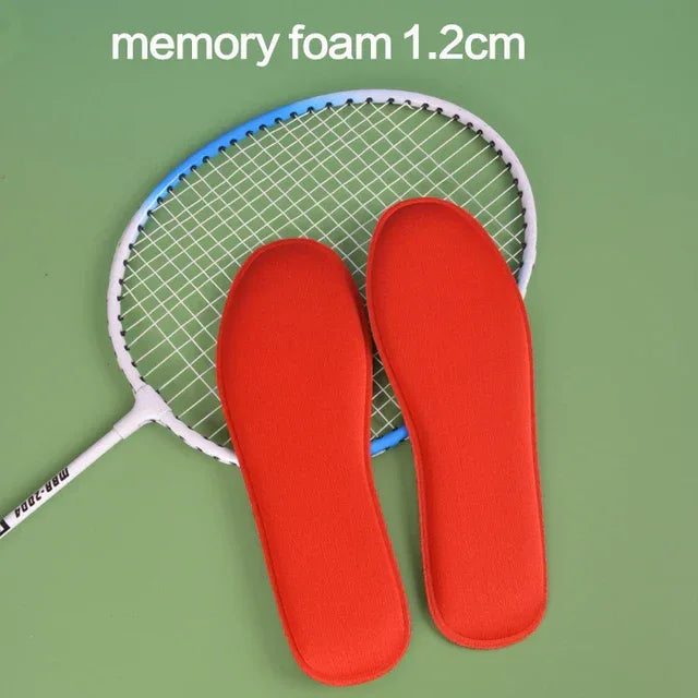 2 Pair Slow Rebound Memory Foam Insole Shoes Pad Sweat Breathable Cushion Super Soft Insole Sweat Absorption Running Cushion - Shello's Creative Boutique