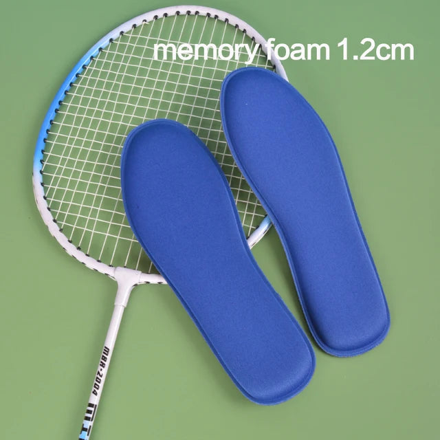2 Pair Slow Rebound Memory Foam Insole Shoes Pad Sweat Breathable  Cushion Super Soft Insole Sweat Absorption Running Cushion eprolo
