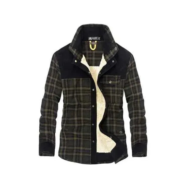 Men's Cotton Casual Shirts - Liner Casual Outerwear for Men - Shello's Creative Boutique