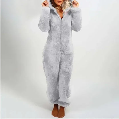 2022 Fashion Fleece Onesie Pajamas – Plus Size Hooded Sleepwear for Women - Shello's Creative Boutique
