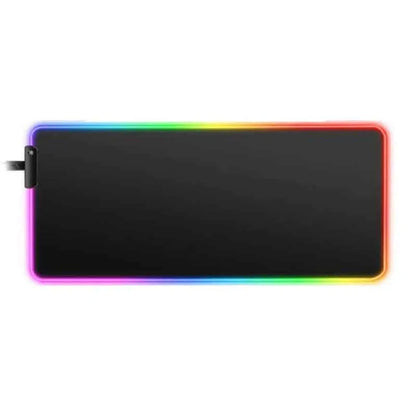 RGB LED Lighting Computer Gaming Mouse Pad with 10 Lighting Modes - Shello's Creative Boutique
