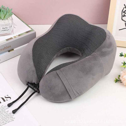 Soft and Comfortable Neck Support Cushion Memory Foam Travel Pillow - Shello's Creative Boutique