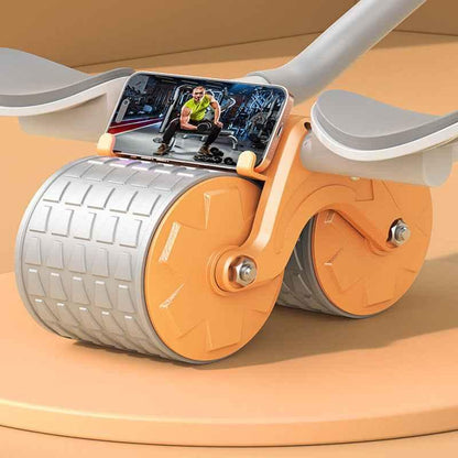 Anti-Slip Automatic Rebound Abdominal Wheel with Elbow Support Fitness Tool - Shello's Creative Boutique