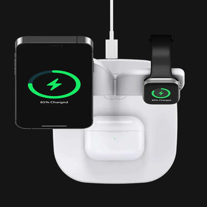 5 in1 Foldable Wireless Fast Charger Dock Station for Apple - Available in Black and White - Shello's Creative Boutique