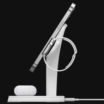 5 in1 Foldable Wireless Fast Charger Dock Station for Apple - Available in Black and White - Shello's Creative Boutique
