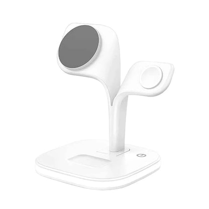 5 in1 Foldable Wireless Fast Charger Dock Station for Apple - Available in Black and White - Shello's Creative Boutique