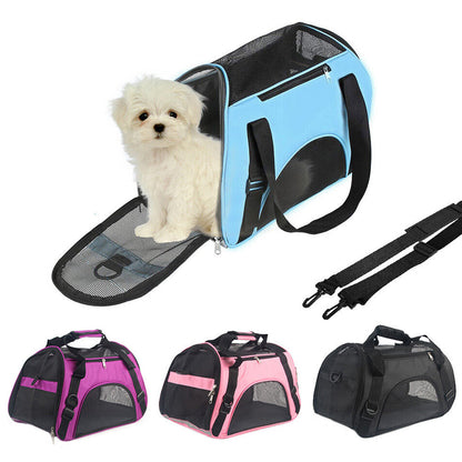 Portable and Foldable Soft Large Pet Carrier Bag - Available in 4 Colors_0