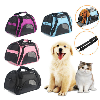 Portable and Foldable Soft Large Pet Carrier Bag - Available in 4 Colors_3