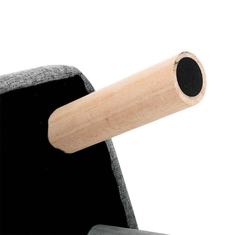 Linen Fabric Foot Rest Stool Ottoman Seat - Shello's Creative Boutique