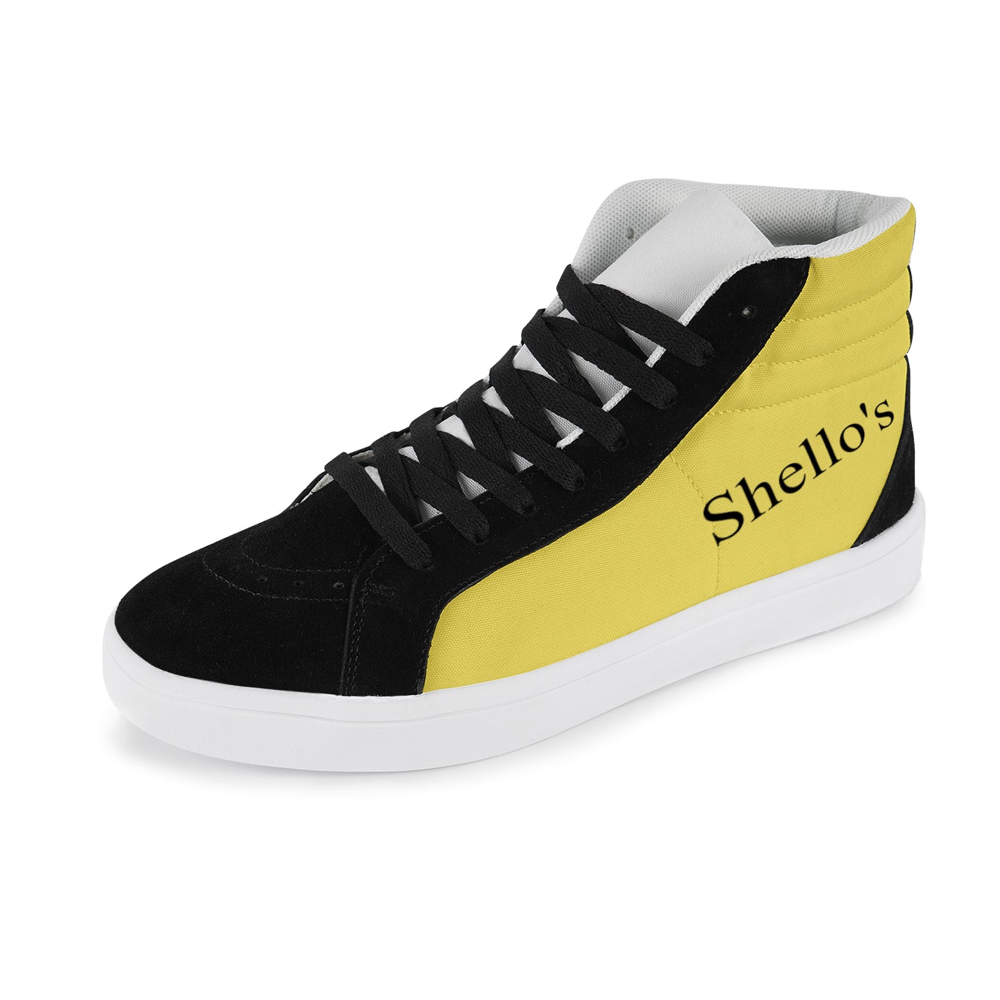 Capricornus High Top Splicing Canvas Women's Shoes (Model 037)