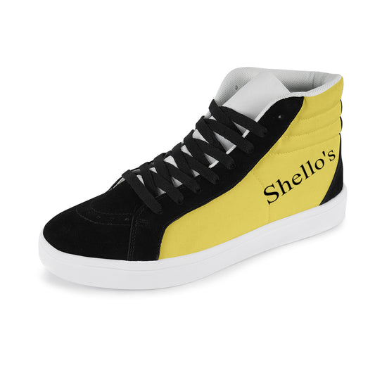 Capricornus High Top Splicing Canvas Women's Shoes (Model 037)