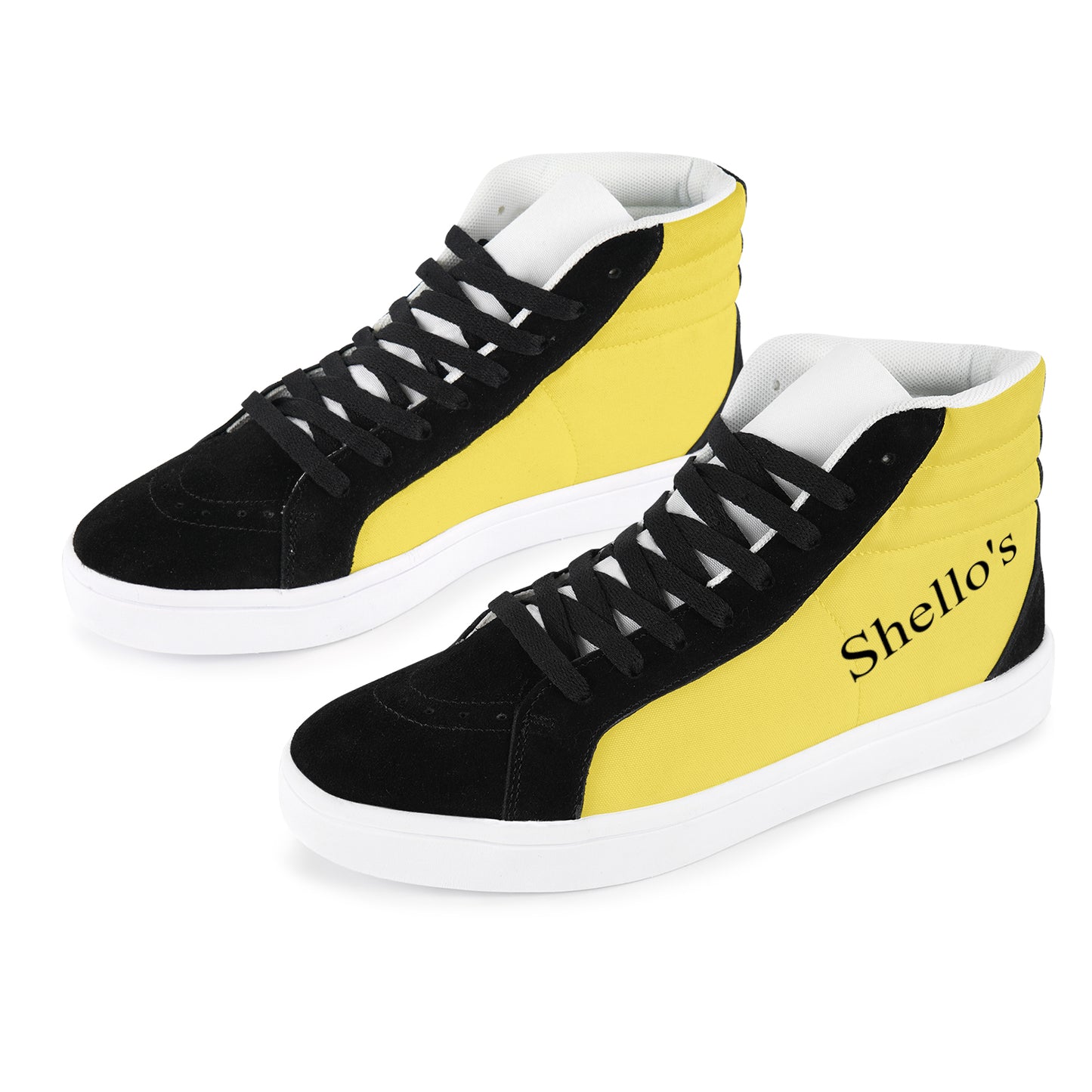 Capricornus High Top Splicing Canvas Women's Shoes (Model 037)