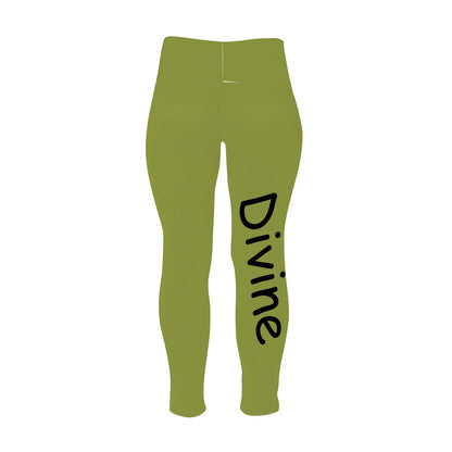 Women's High Waist Leggings(Plus Size)(ModelL45) - Shello's Creative Boutique