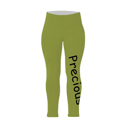 Women's High Waist Leggings(Plus Size)(ModelL45) - Shello's Creative Boutique