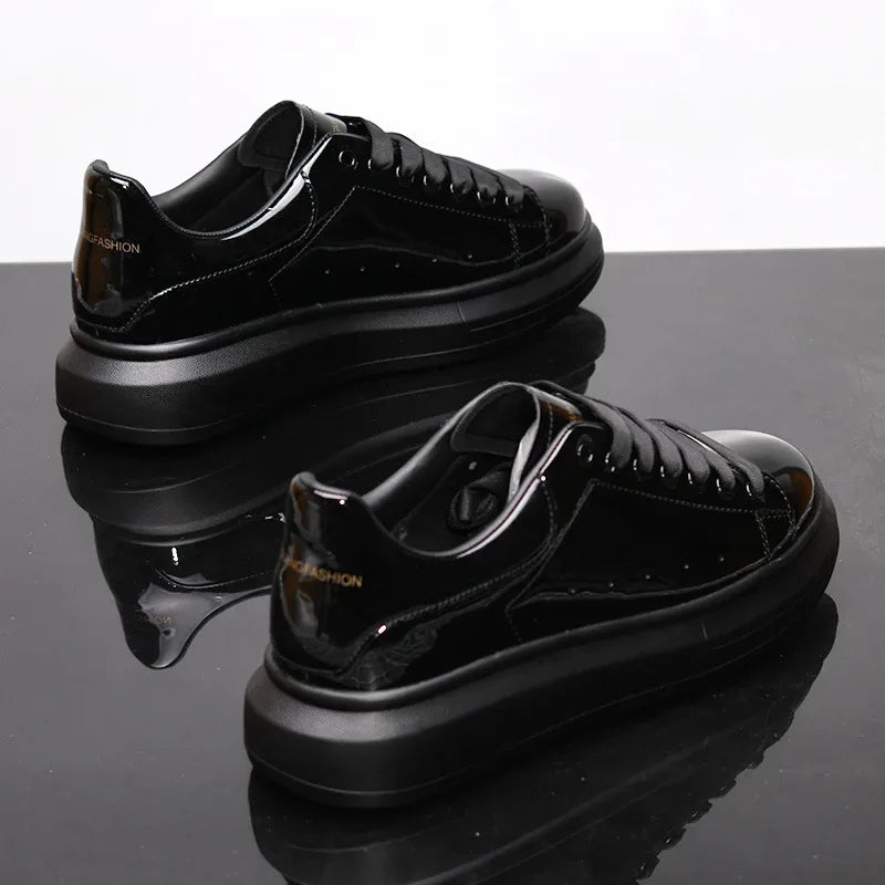 Casual Sports Trainers - Glossy Unisex Tennis Shoes - Shello's Creative Boutique