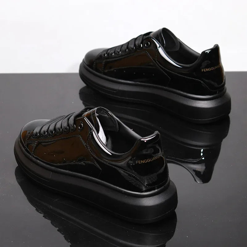 Casual Sports Trainers - Glossy Unisex Tennis Shoes - Shello's Creative Boutique