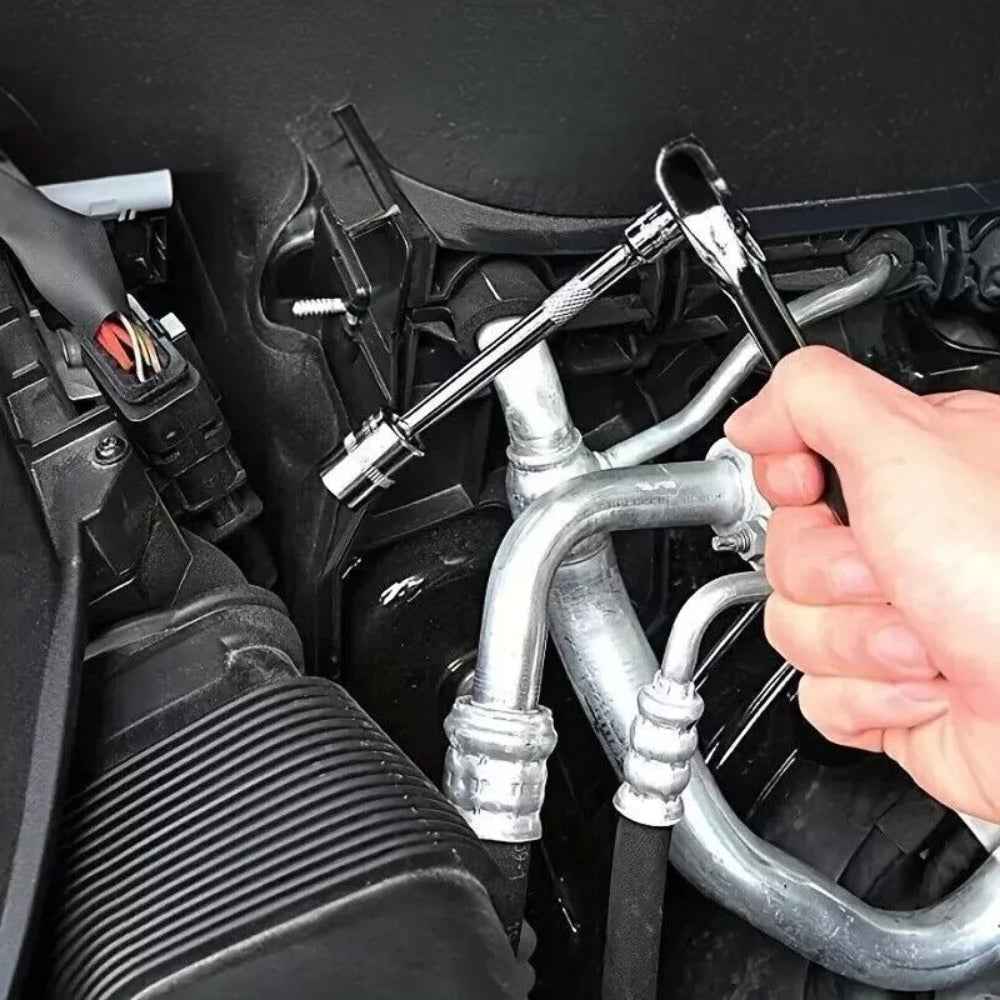46-Piece Socket Wrench and Screwdriver Bits Ratchet Driver Kit