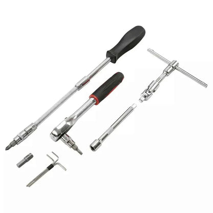 46-Piece Socket Wrench and Screwdriver Bits Ratchet Driver Kit - Shello's Creative Boutique