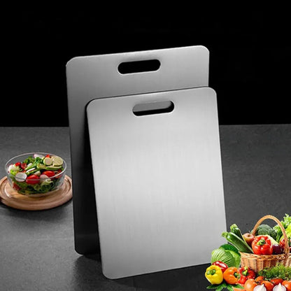Double Sided Titanium Cutting Board for Kitchen and Camping - Shello's Creative Boutique