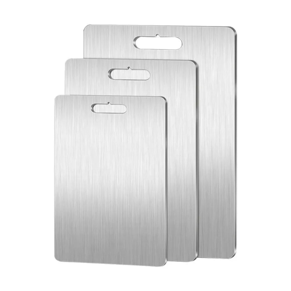 Double Sided Titanium Cutting Board for Kitchen and Camping - Shello's Creative Boutique