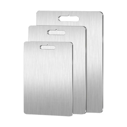 Double Sided Titanium Cutting Board for Kitchen and Camping - Shello's Creative Boutique