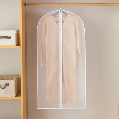 PEVA Garment Bags with Full Zipper for Closet Storage and Protection - Shello's Creative Boutique