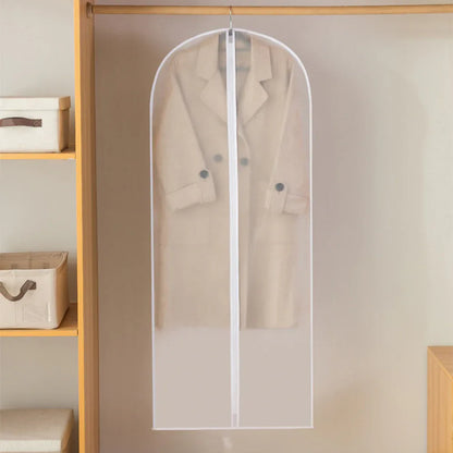 PEVA Garment Bags with Full Zipper for Closet Storage and Protection - Shello's Creative Boutique