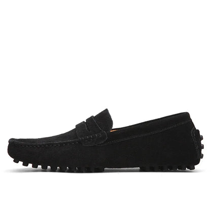 Soft Moccasins Men Loafers High Quality Genuine Leather Shoes Men Flats Driving Shoes - Shello's Creative Boutique
