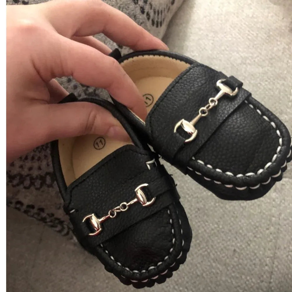 Leather baby boy shoes infant sneaker shoes newborn first walker soft soled toddler footwears for 0 -1year babiesобувь для малыш - Shello's Creative Boutique