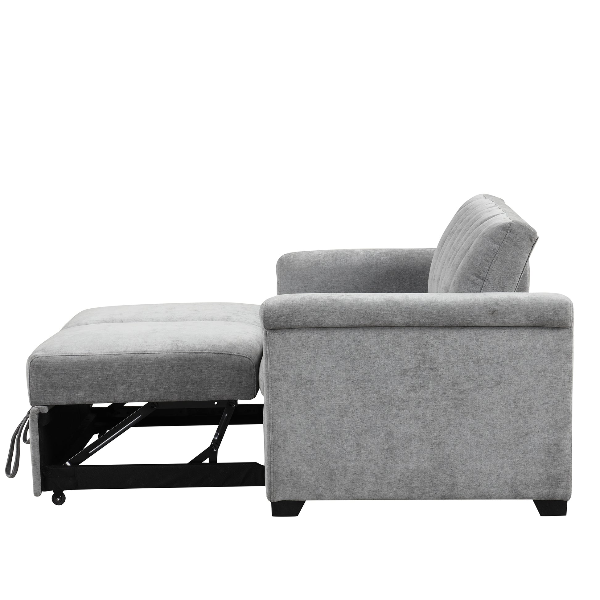 U_STYLE Convertible Soft Cushion Sofa Pull Bed ,for Two People to Sit On eprolo