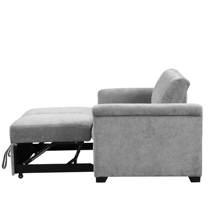 U_STYLE Convertible Soft Cushion Sofa Pull Bed – Stylish & Functional Comfort for Any Space - Shello's Creative Boutique