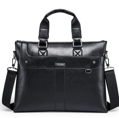 Men Casual Briefcase Business Shoulder Bag - Shello's Creative Boutique