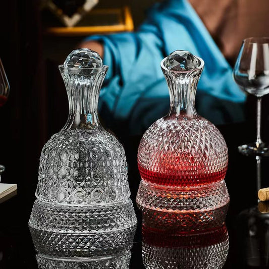 Decanter red wine household light luxury rotating tumbler crystal wine pot wine glass red wine glass wine set eprolo