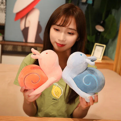 Cute Snail Plush Pillow - Soft Cuddle Cushion for Bedroom Decor - Shello's Creative Boutique