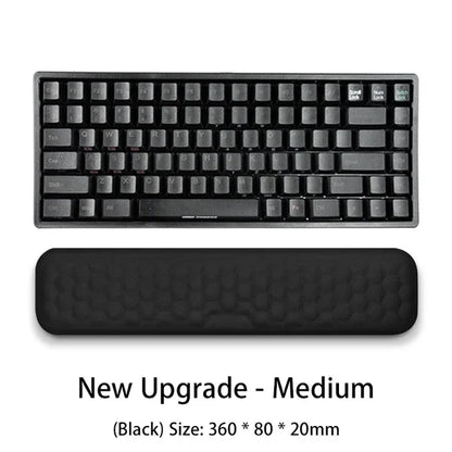 Keyboard mouse wrist rest ergonomic office typing protect relax wrist memory foam mouse pad - Shello's Creative Boutique