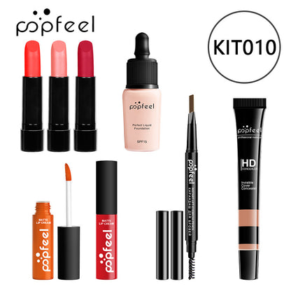 POPFEEL Makeup Full Kit Female Make Up Set Eye Shadow Eyeshadow Palette Lip Gloss Mascara Eyeliner Brushes Bag Make-up for Women - Shello's Creative Boutique