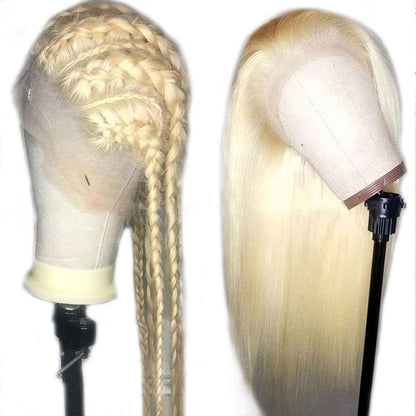 613 Blonde Long Straight Lace Front Wig - Synthetic - Shello's Creative Boutique