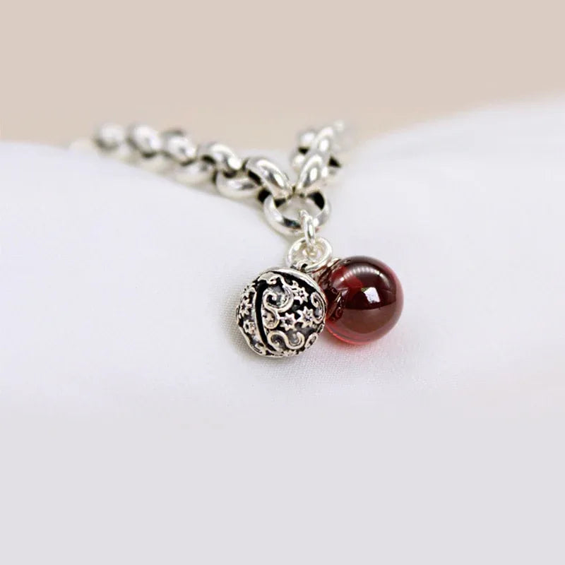 XIYANIKE 925 Sterling Silver hollow bell chain bracelet Wedding Party Statement Jewelry For Women Fashion Bracelet Gifts VBS4149 - Shello's Creative Boutique