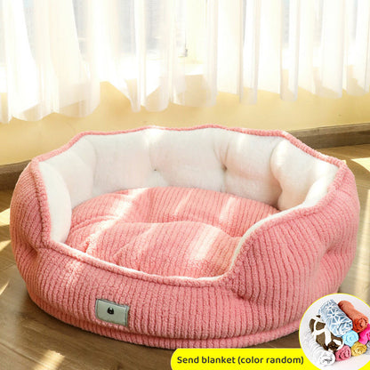Doghouse Winter Warm Four Seasons Universal Small Dog Teddy Bichon Dog Bed Sofa Netflix Cat Nest Pet Supplies eprolo
