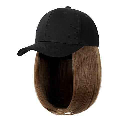 Wig Women's Hooded Wig Short Straight Hair Chemical Fiber Headcover