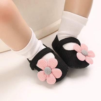 Baby Princess Shoes - Soft Bottom First Walking Shoes 0-1 Year - Shello's Creative Boutique